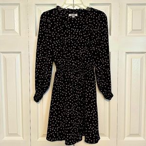 Long Sleeve Ditsy Floral Dress